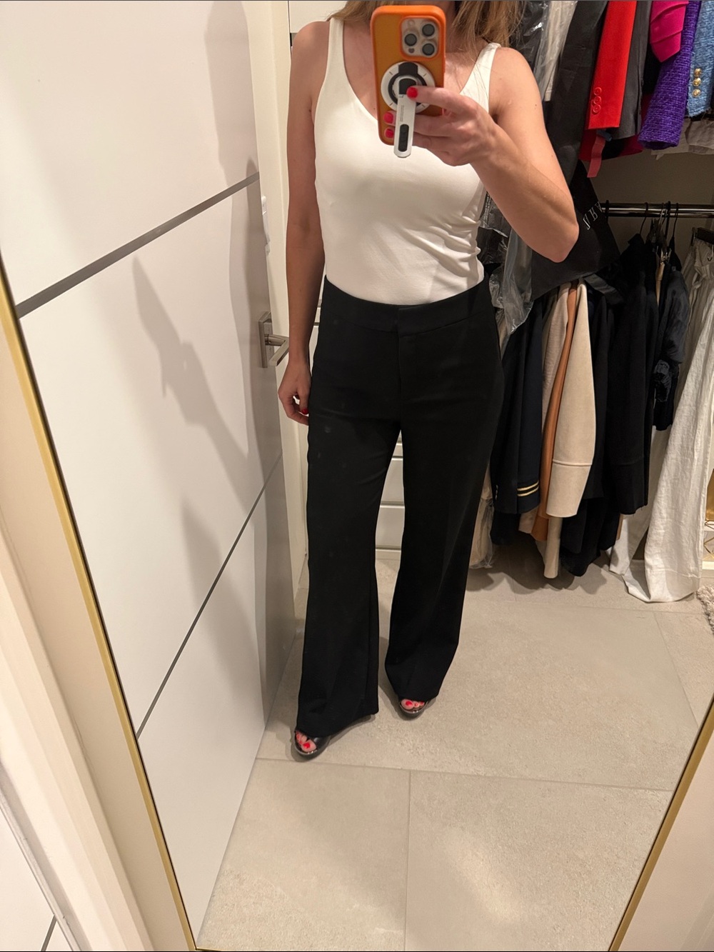 Loft by Ann Taylor High-Waist Wide-Leg Trousers 4T NWT